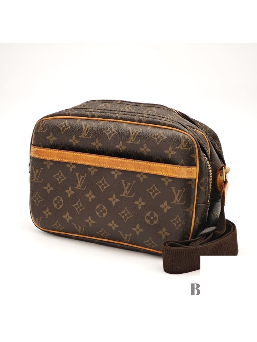 Louis Vuitton Reporter PM Shoulder Bag Small Brown